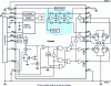 Figure 19 - Block diagram of TDS340 charge pump control circuit for DC motor supply in both directions of rotation 