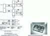 Figure 27 - Schematic diagram of a SCALE control system (CT Concept) and photograph of the SCALE HVI fiber-optic control circuit.