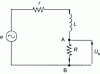 Figure 13 - Measurement of power-frequency current derivative using a Rogowski coil: equivalent diagram