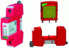 Figure 11 - External view and exploded view of a single-port Din rail surge arrester (photo Dehn)