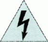 Figure 1 - Warning signal, black on yellow background (ISO 3864 symbol 13)