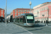 Figure 31 - Nice Place Masséna tramway in battery-powered mode (source: Alstom)