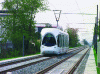 Figure 7 - First intercity tramway in the Rhône-Alpes region between Lyon and Meyzieu, before serving Lyon-Saint-Exupéry International Airport (photo L. Courbouleix)