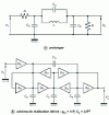 Figure 37 - Active filter with transconductances and capacitors (gm - C)