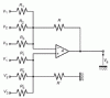 Figure 7 - Classical operational amplifier adder-subtractor