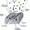 Figure 12 - Growth processes in molecular beam epitaxy