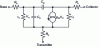 Figure 26 - Modified linearized Ebers-Moll model (small signal) of the HBT