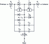 Figure 27 - Non-linear Gummel-Poon model (large signal) of the HBT