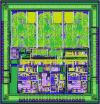 Figure 1 - Mixed digital-analog integrated circuit developed by the IM2NP laboratory – UMR CNRS – Université d'Aix-Marseille and produced by CMP (CNRS) in 2011.