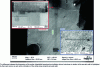 Figure 10 - Scanning electron microscope image of a lithium niobate delay line operating at 2.4 GHz with an excitation power of +15 dBm