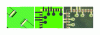 Figure 17 - Detail of the integrated circuit transfer area: principle, design and shot