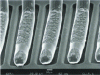 Figure 6 - Zone wired with wedge bonding at 50µm pitch (source K&S USA, via Caléo Électronique).