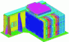 Figure 15 - Fine meshing of electronic equipment