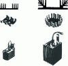 Figure 7 - Examples of naturally cooled heat sinks