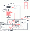 Figure 2 - Schematic diagram of a voltage step-down chopper with high switching frequency and high energy efficiency [5].