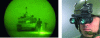 Figure 2 - Night image obtained with light-intensifying
binoculars (photo credit: Viper Technologies)