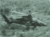 Figure 16 - Tiger helicopter with Condor 1 in the mast sight and Condor 2 in the pilot sight (located in the nose) (photo Eurocoptère)