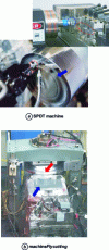 Figure 6 - SPDT (a) and Flycutting (b) machines (source: CEA)