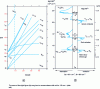 Figure 5 - Tanabe-Sugano diagram, configuration curves and optical transitions associated with the transition ion Ni2+ (Ar3d8) in MgO (site of quasi-octahedral symmetry).