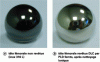 Figure 22 - Hip prosthesis head coated with DLC using femtosecond laser ablation [34].