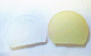 Figure 27 - Lens yellowing over time (materials: bisphenol-A polycarbonate – BPA-PC) [34]