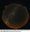 Figure 29 - Color shot of the night sky with the Milky Way from the Châteaurenard Saint-Véran observatory (© Thierry Midavaine)