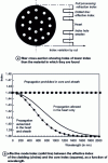 Figure 19 - Principle of propagation in a high-index (HF) fiber with holes