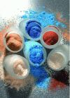 Figure 5 - Encapsulated powders