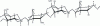 Figure 4 - Part of a kappa-2 molecule showing the variable C-2 substitution typical of this carrageenan