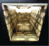 Figure 5 - Inside view of the combustion chamber of a wood-fired evaporator