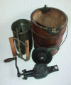 Figure 1 - Manual wood and metal ice-cream maker (North Bross, USA, late 19th century)