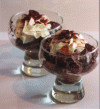 Figure 1 - Duo of chocolate/chantilly mousses