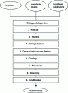 Figure 3 - Milk foam production process