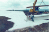 Figure 5 - Laying a geotextile