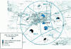 Figure 3 - Mapping odors perceived by residents living near a landfill site