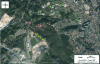 Figure 12 - Location of observation points for measuring the olfactory plume emitted by a landfill site