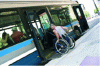 Figure 6 - Wheelchair-accessible bus (source: DR, http://www.mobilicites.com)