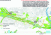 Figure 11 - The result of a cross-disciplinary analysis of how the south of Toulouse functions, with a view to proposing new development perspectives, as seen here with the redesign of Eisenhower Boulevard (Mirail-Garonne project – Source: Atelier Urbane).