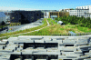 Figure 14 - Roof planted on slab and play of volumes on facade to host spontaneous biodiversity at the School of Biodiversity in Boulogne-Billancourt (design and photo: Chartier-Dalix).