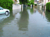 Figure 6 - Rainwater system overflow – July 20, 2009 (Residents' photo)