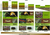 Figure 22 - Characteristics of the three forms of forest humus: horizon succession and organism abundance (from [21])