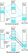 Figure 10 - Segment sharing between virtual memories