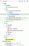 Figure 29 - Adding the "model.tflite" model to the Android™ application