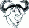 Figure 2 - The wildebeest head representing the GNU project