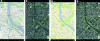 Figure 14 - Map types (in order: terrain, satellite, normal, hybrid)