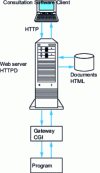 Figure 4 - Web client-server architecture