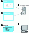 Figure 7 - Reflected XSS" example (Credit Cigital)