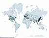 Figure 2 - Targets for CO2 capture: industrial units emitting large quantities of CO2(doc. IEA GHG 2002 – http://www.co2captureandstorage.info/docs/emissions/worldmap.jpg)