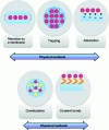 Figure 2 - Schematic representation of the different immobilization methods for biological elements