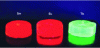 Figure 8 - Luminescence of solid ionogels containing SmIII, EuIII or TbIII complexes in the liquid phase (...